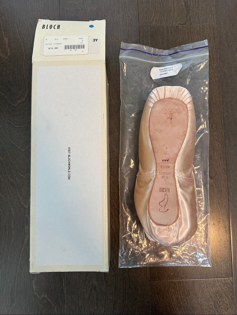 Brand New Bloch Synergy Pointe Shoes